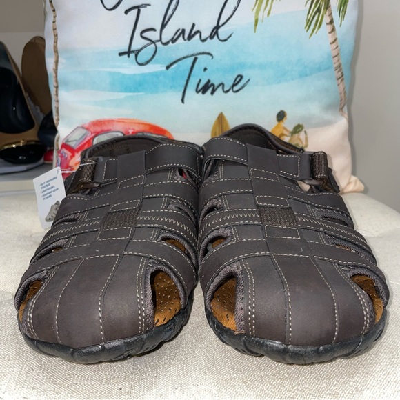 Nunn Bush Walk NWT!  Rio Bravo Fisherman Sandals Brown Closed Toe Sandals main image 12